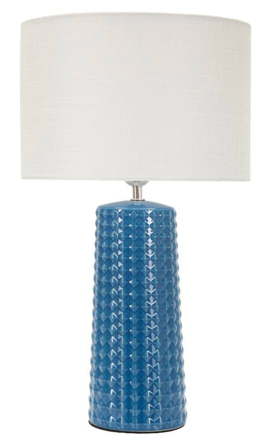 GLISS TABLE LAMP – Blå bordlampe (Ø30 x 52 cm)