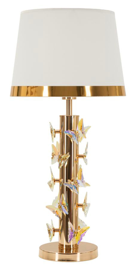 BUTTERFLY TABLE LAMP – Guld bordlampe (Ø35 x 74 cm)