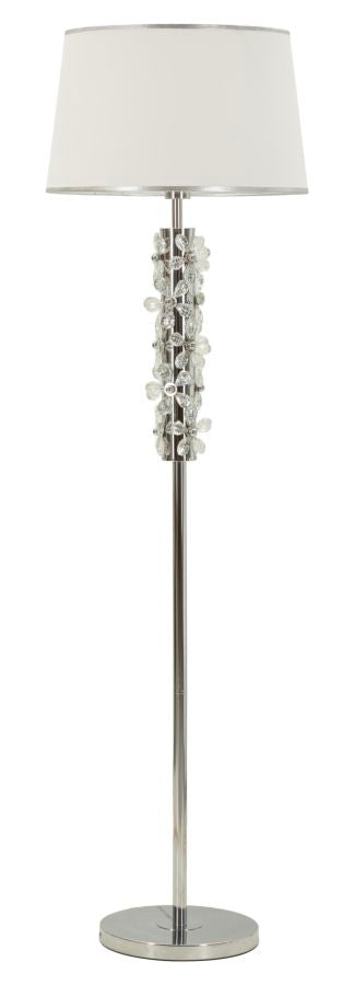 FLOWER FLOOR LAMP – Sølv gulvlampe (Ø45 x 157 cm)