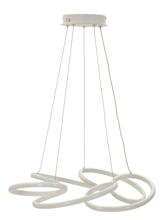 GLOVY LED CEILING LAMP – Hvid pendel (Ø55 x 120 cm)