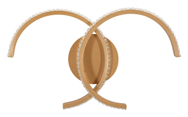 LED WALL LAMP DOUBLE C – Væglampe med 3 lysfarver (41 x 8,5 x 24 cm)