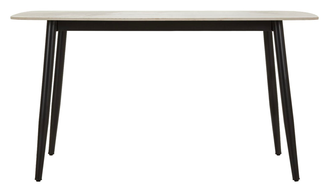 JOSH DINING TABLE – Spisebord i marmoreffekt (138 x 78 x 76 cm)
