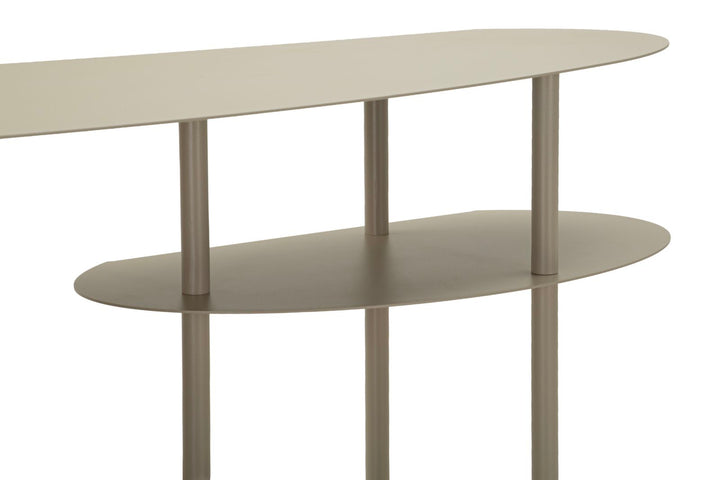 SATURN CONSOLE PLUS – Konsolbord i dove grey (118 x 34 x 82 cm)