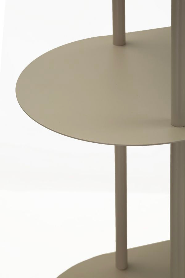 SATURN BOOK SHELF – Reol i dove grey (118 x 31 x 139 cm)