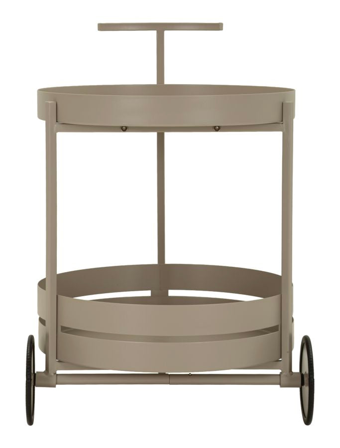 SATURN BAR CART – Serveringsvogn i dove grey (40 x 49,5 x 61 cm)