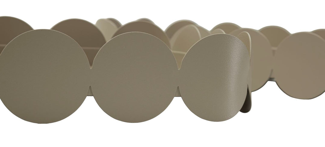 SATURN TRAY RECT. – Sæt med 2 rektangulære bakker i dove grey (40 x 16,5 x 4,5 cm / 29 x 12 x 4,5 cm)
