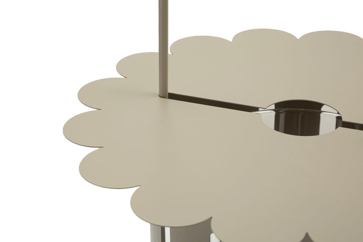 SATURN LANTERN – Dove Grey (Ø24 x 43 cm)