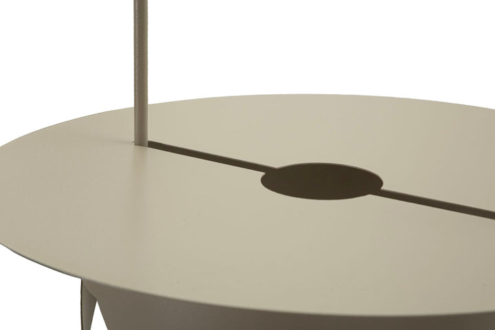 TWIST SATURN LANTERN – Dove Grey (Ø23 x 43 cm)