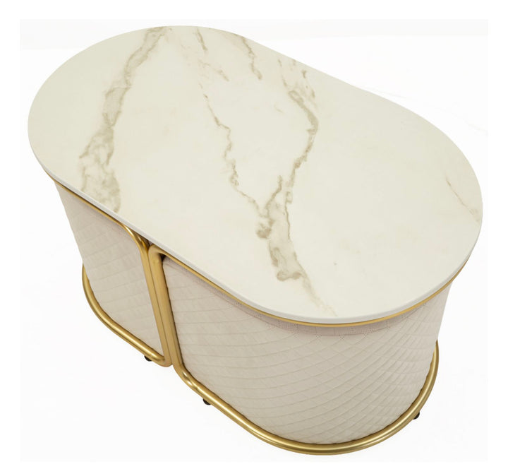 RELAX COFFEE BORD MED 2 SKAMLER CM 79X45X44-42X37X37