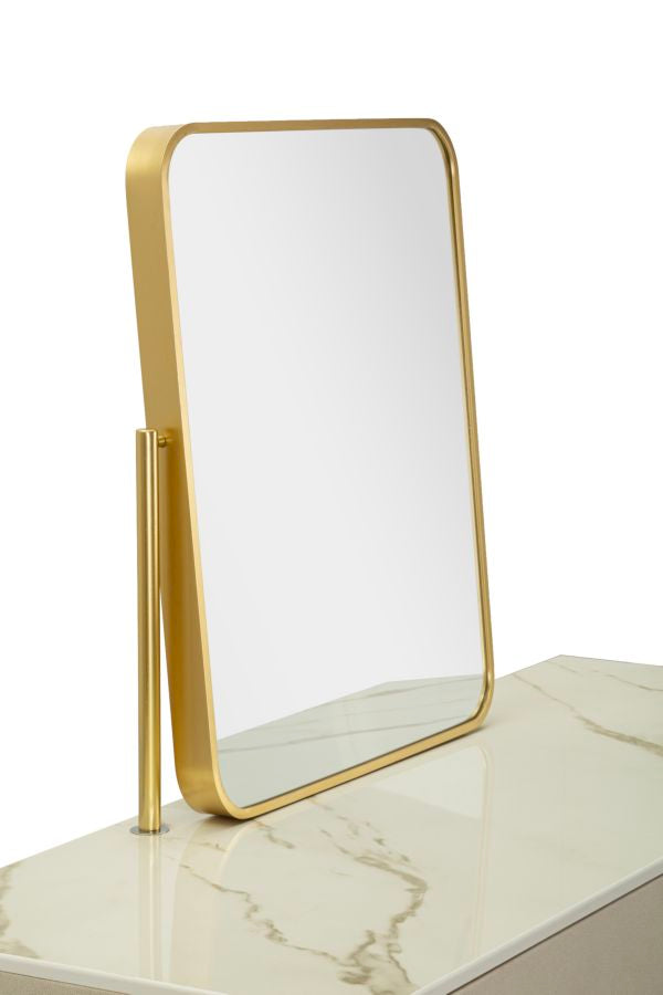 LUXURY SMINKEBORD MED SPEJL OG SKAMMEL CM 120X45X75-50X4X60-50X40X45