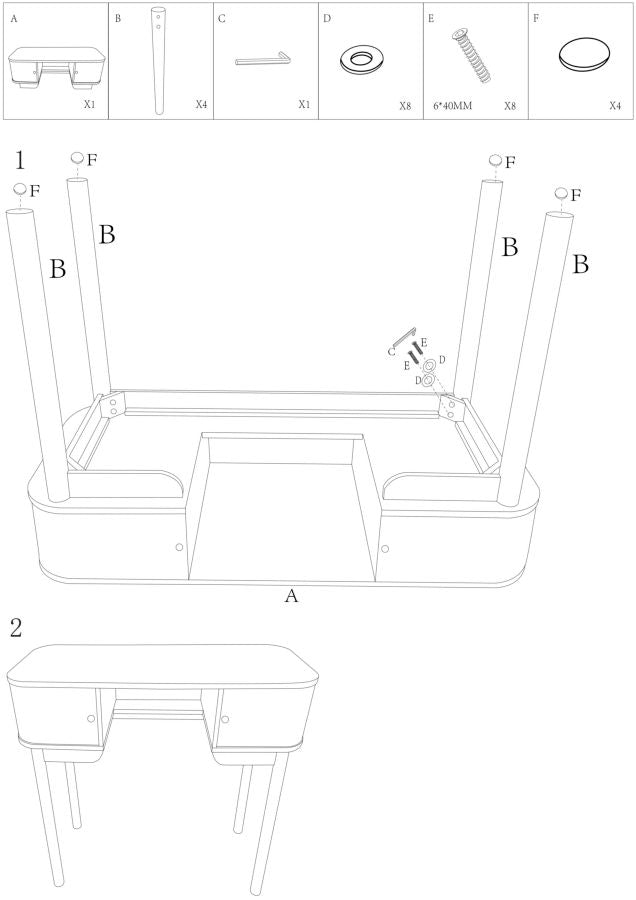 SHY SMINKEBORD CM 110X40X80