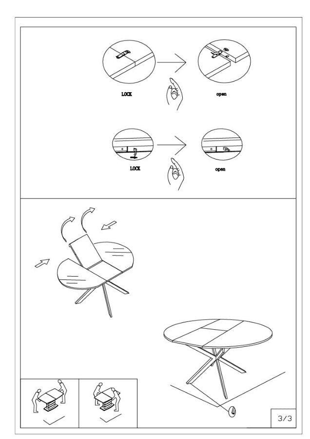 MARTIN DINING TABLE – Spisebord med udtræk (Ø100 / 140 x 100 x 78 cm)