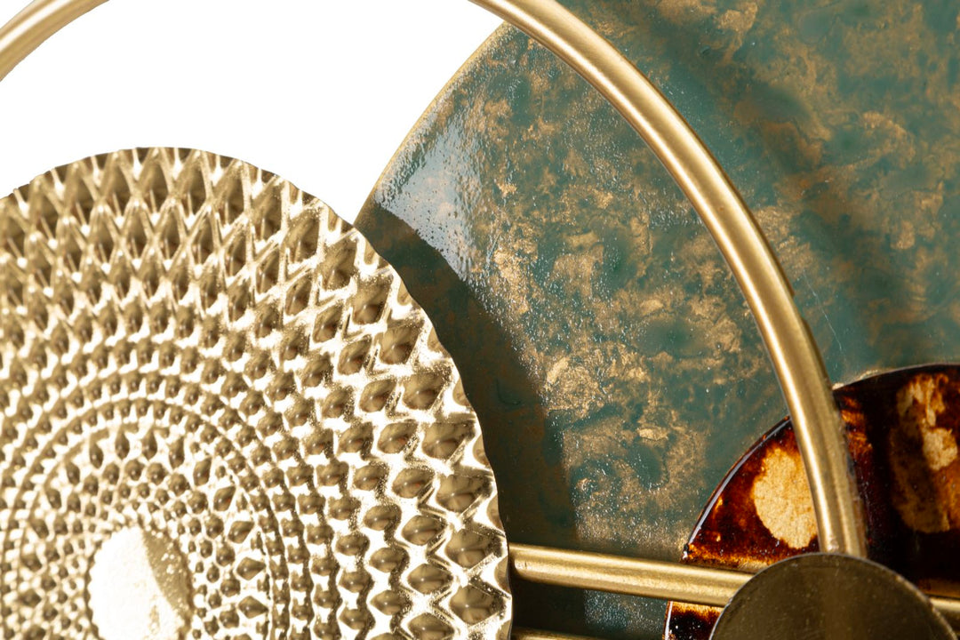 GALAXY WALL HANGER – Vægophæng i guld og grøn (70 x 5,5 x 27,5 cm)