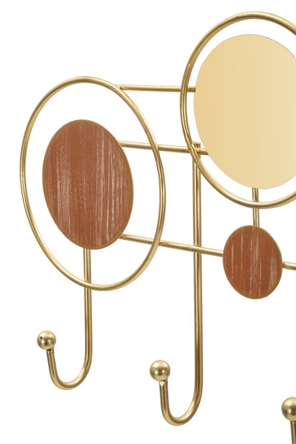 THURSDAY WALL HANGER – Vægophæng med spejldetaljer (67 x 4,5 x 25 cm)