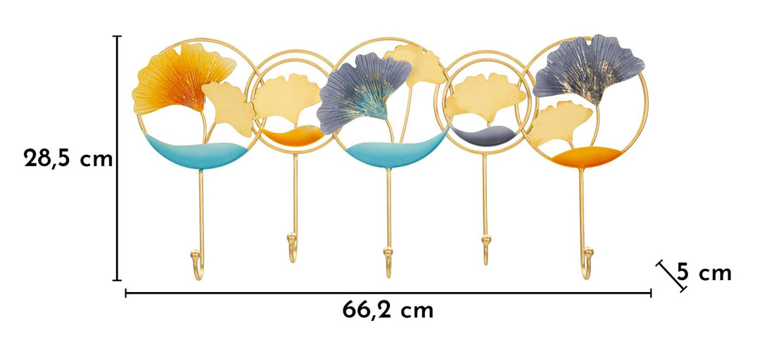 POLLY WALL HANGER – Vægophæng med farvede detaljer (60,2 x 5 x 28,5 cm)