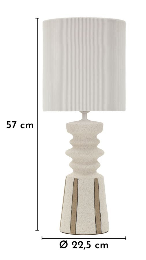 TRIBAL TABLE LAMP – Bordlampe (Ø22,5 x 57 cm)
