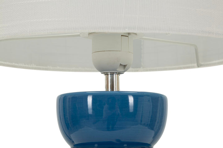 TORR TABLE LAMP – Blå bordlampe (Ø25 x 46 cm)