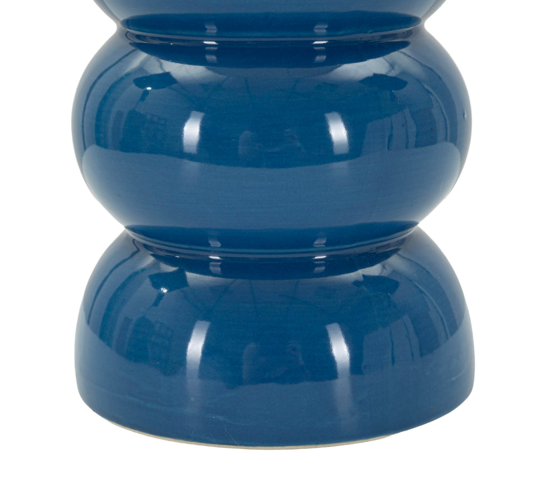 TORR TABLE LAMP – Blå bordlampe (Ø25 x 46 cm)