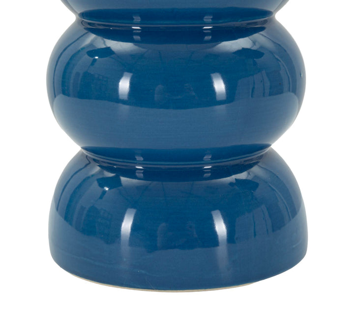 TORR TABLE LAMP – Blå bordlampe (Ø25 x 46 cm)