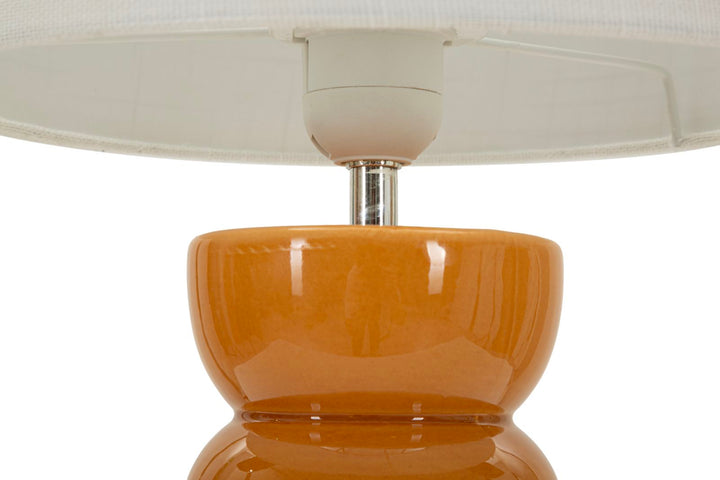 TORR TABLE LAMP – Sennepsgul bordlampe (Ø25 x 46 cm)