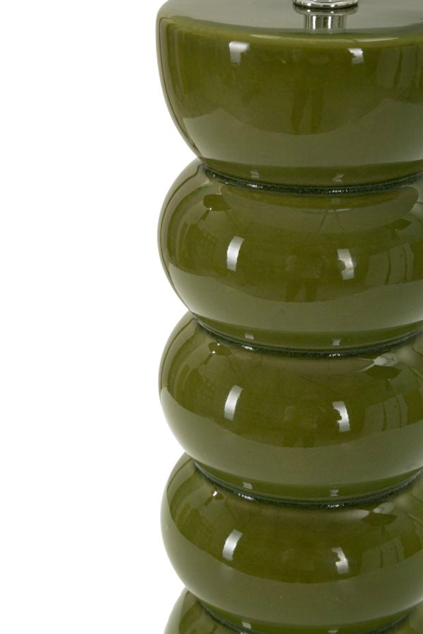 TORR TABLE LAMP – Grøn bordlampe (Ø25 x 46 cm)