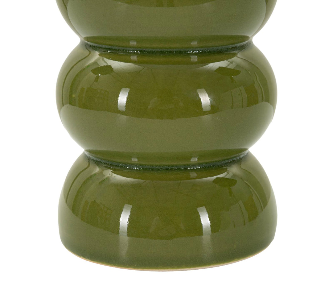 TORR TABLE LAMP – Grøn bordlampe (Ø25 x 46 cm)