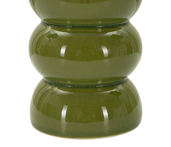 TORR TABLE LAMP – Grøn bordlampe (Ø25 x 46 cm)