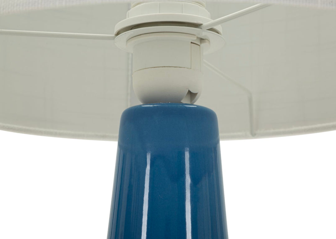 GRESS TABLE LAMP – Blå bordlampe (Ø30 x 51,5 cm)