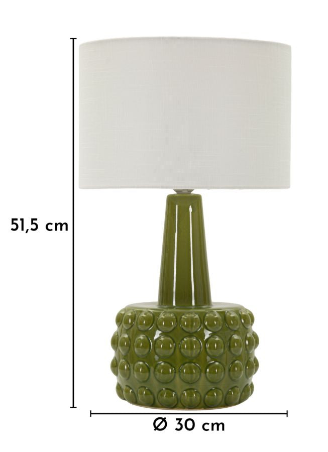 GRESS TABLE LAMP – Grøn bordlampe (Ø30 x 51,5 cm)
