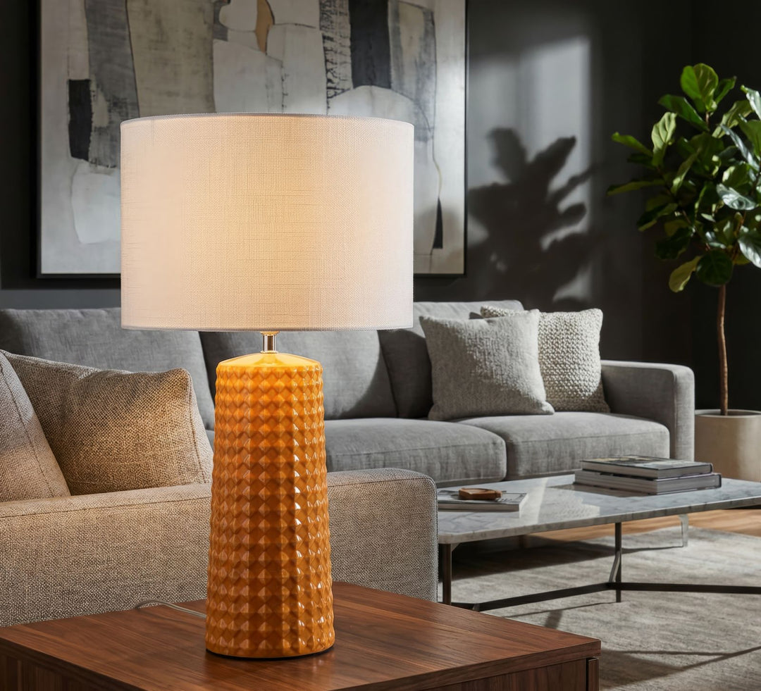 GLISS TABLE LAMP – Sennepsgul bordlampe (Ø30 x 52 cm)