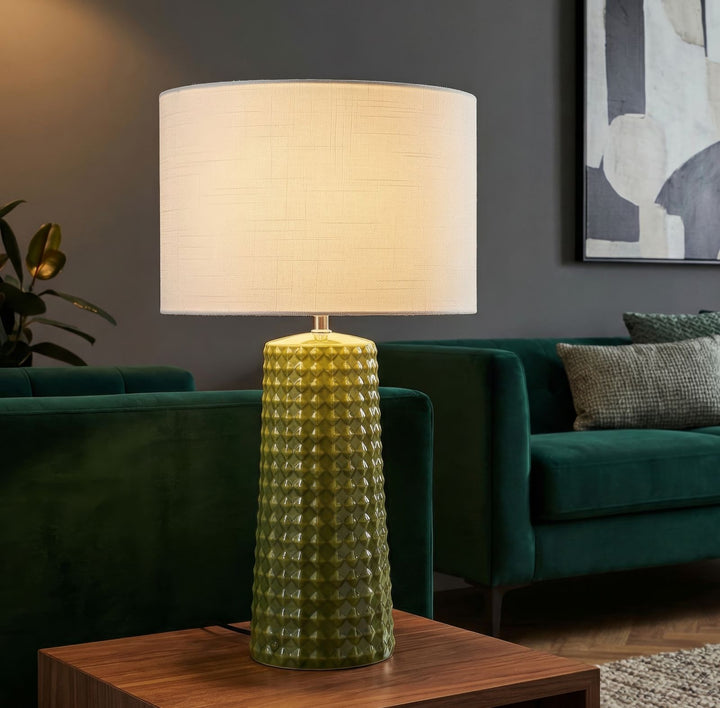 GLISS TABLE LAMP – Grøn bordlampe (Ø30 x 52 cm)