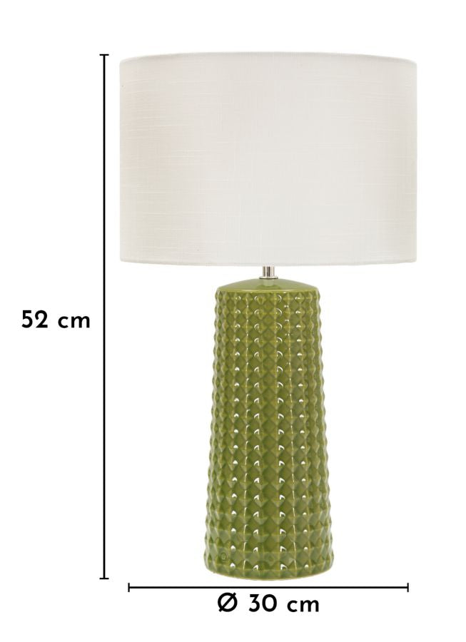 GLISS TABLE LAMP – Grøn bordlampe (Ø30 x 52 cm)
