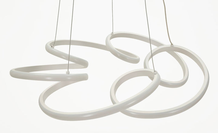 GLOVY LED CEILING LAMP – Hvid pendel (Ø55 x 120 cm)