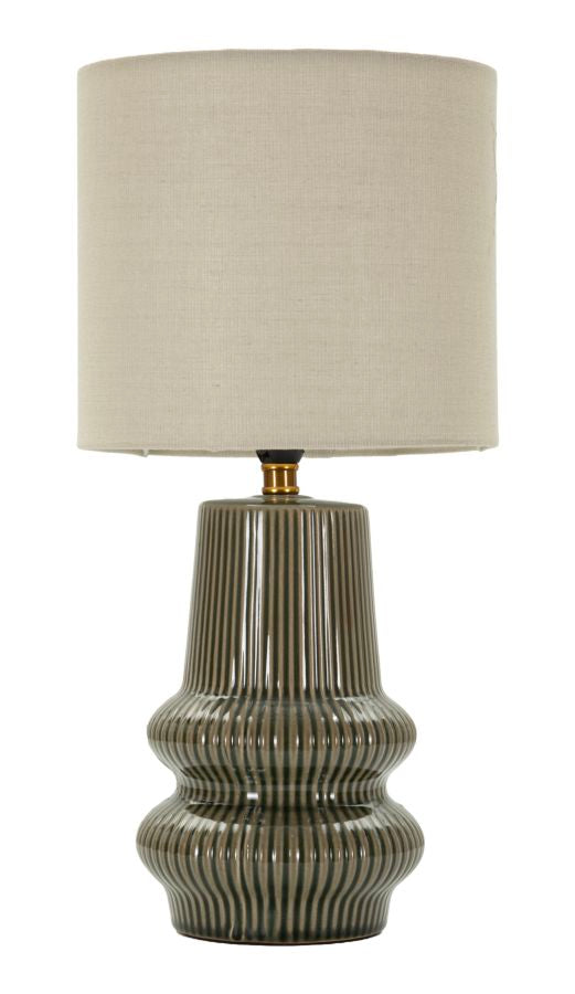 HARMONY TABLE LAMP – Grøn bordlampe (Ø20 x 41,5 cm)