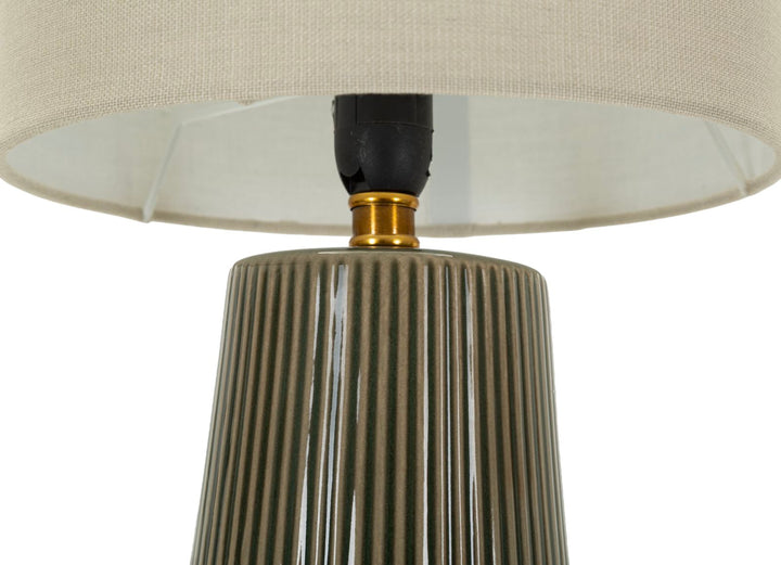 HARMONY TABLE LAMP – Grøn bordlampe (Ø20 x 41,5 cm)