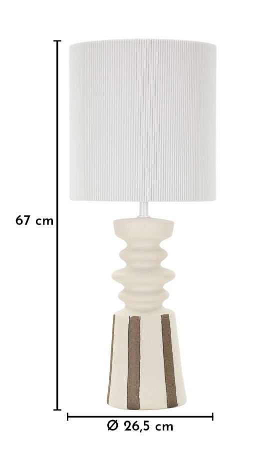 TRIBAL TABLE LAMP – Bordlampe (Ø26,5 x 67 cm)