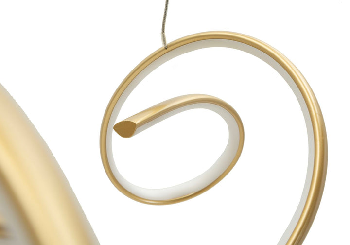 LED CEILING LAMP – Pendel i guld (80 x 20 x 120 cm)