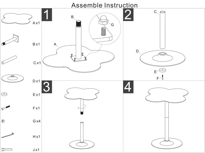 CLOX BARBORD TAIL CM Ø 60X103