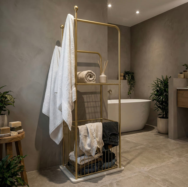 FLISH HÅNDKLÆDEHOLDER CM 40X30X121