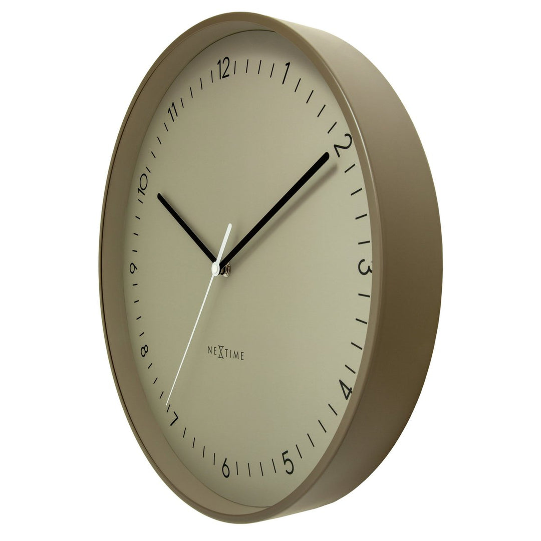 Vægur 40 cm-Silent-Metal-NeXtime 'Berlin L'