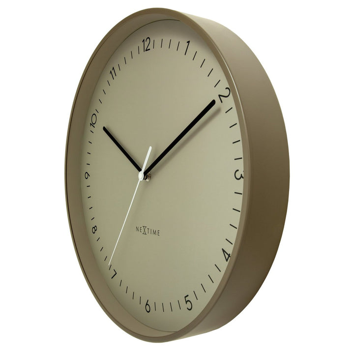 Vægur 40 cm-Silent-Metal-NeXtime 'Berlin L'