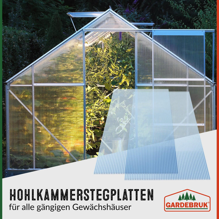 Hulkammer multiplader sæt med 10, Transparent 6mm 7,32m²