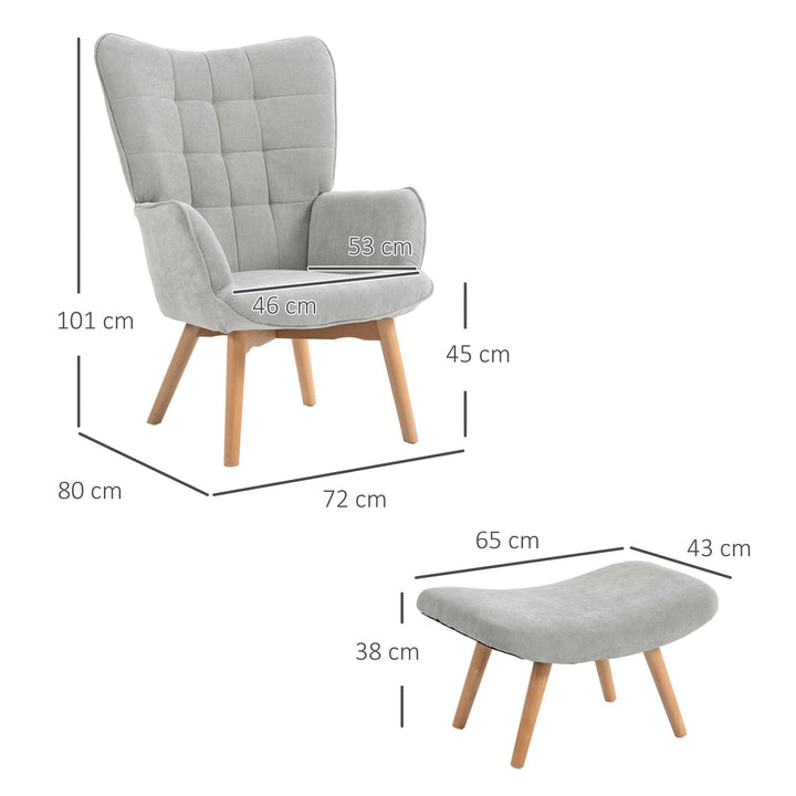 Måldiagram for lænestol 80 x 72 x 101 cm