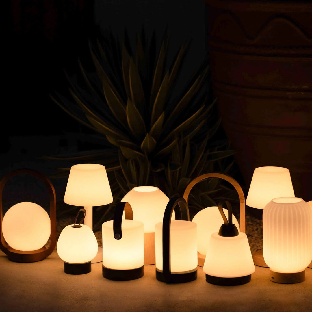 Hugo Amber Gul Genopladelig Bordlampe