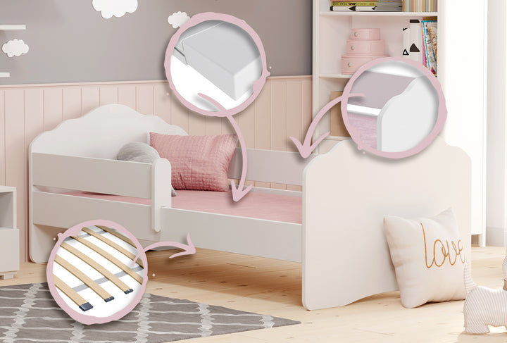 Enkeltseng Wave 160x80 med sengehest