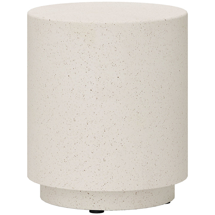 Sidebord i betonlook 37 cm x 37 cm x 43 cm Uorganisk malmpulver Grå