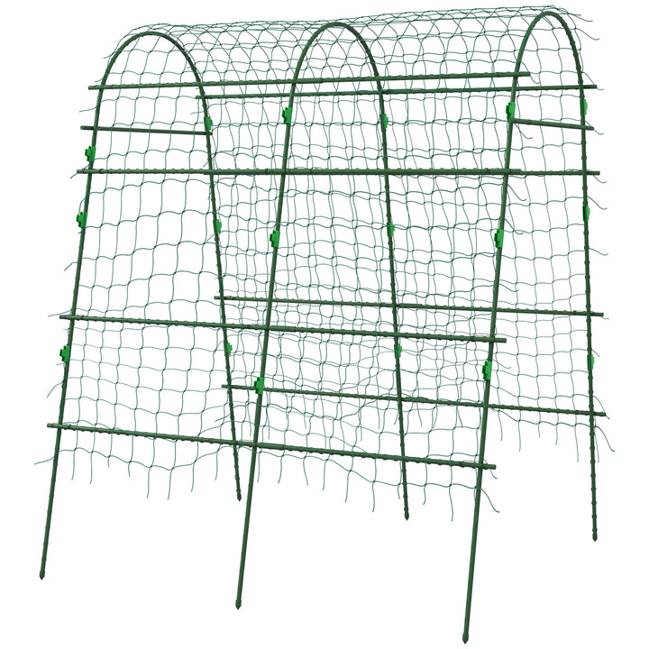 Stor espalierbue, fuglebeskyttelsesnet, nem montering, metal, 144 x 167 x 206 cm