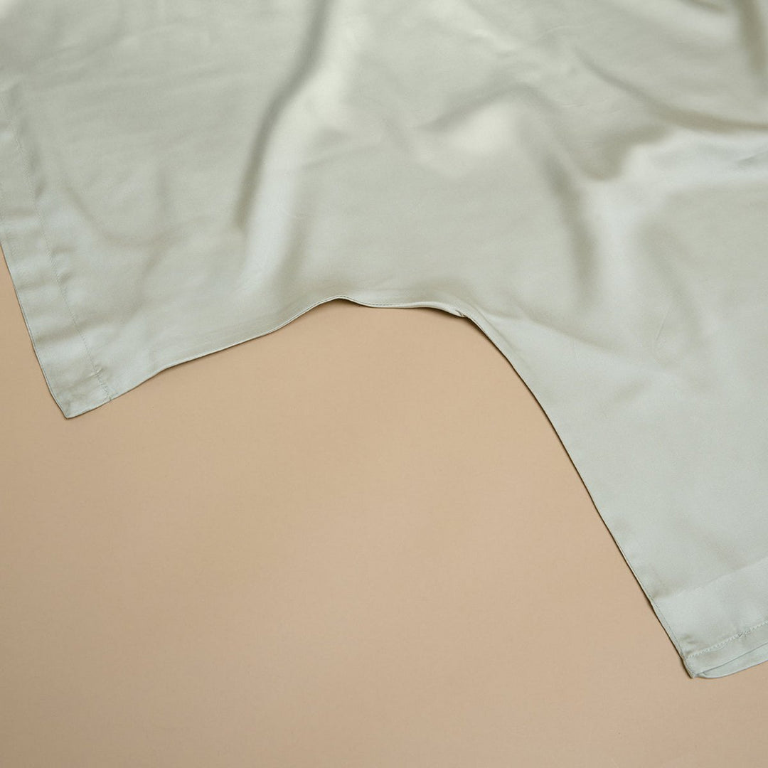 TENCEL™ - Satin Dynebetræk Grågrøn
