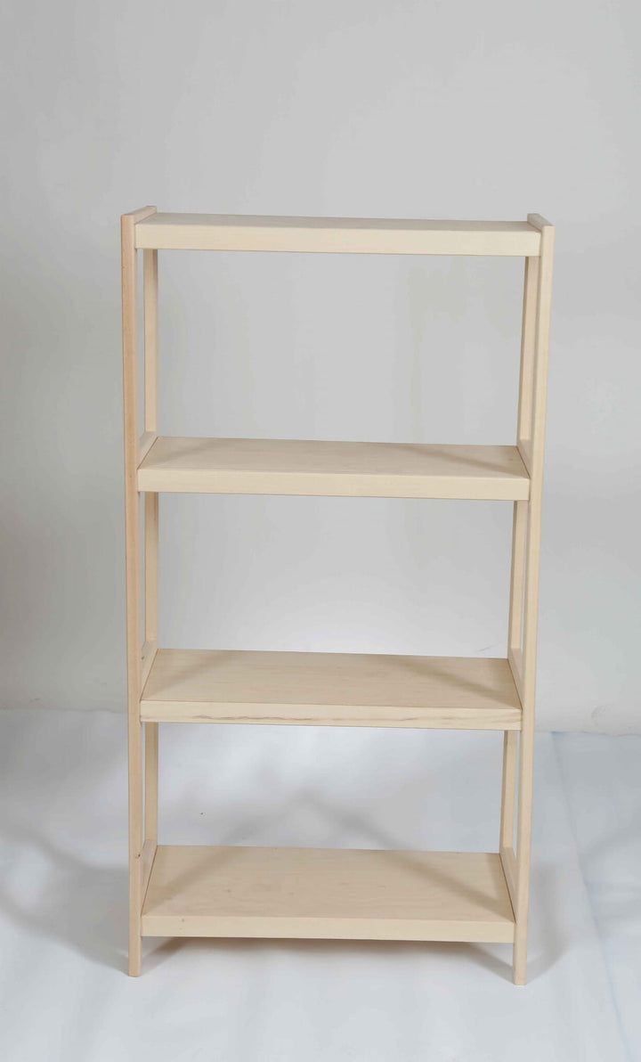Bogreol i bøgetræ STRONG, 4 hylder, 133x60x33 cm