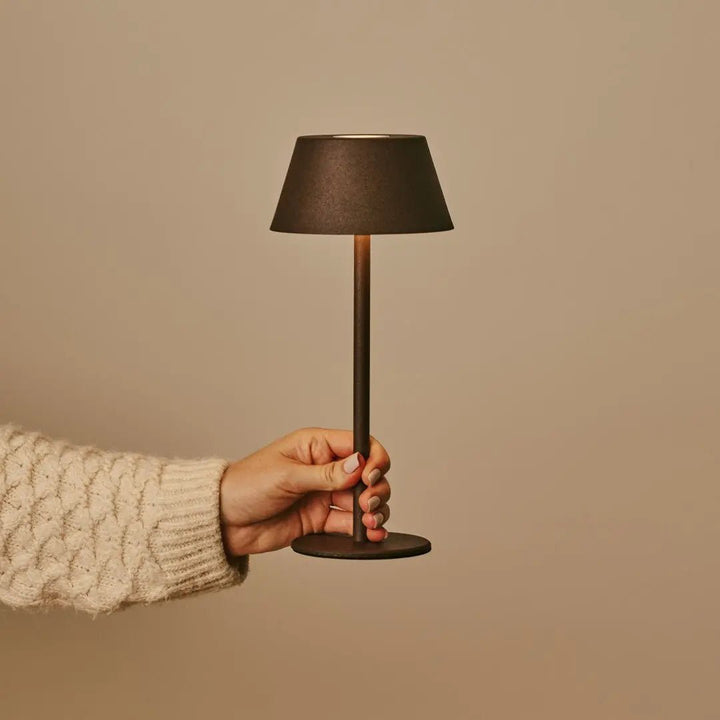 Milou Mocha Brown genopladelig bordlampe